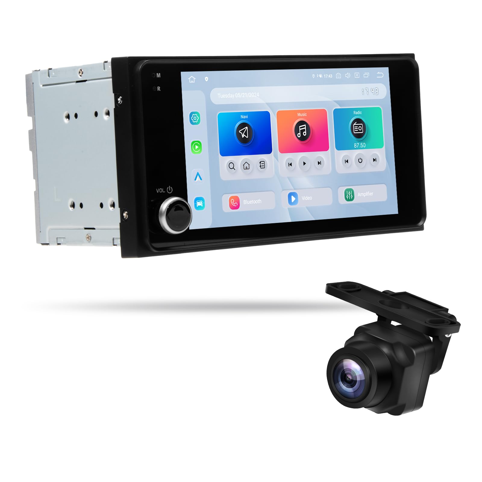 Amazon.com: Dasaita Android 13 Double Din with 1080P Backup Camera